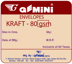 Envelopes Manufacturers Srinagar